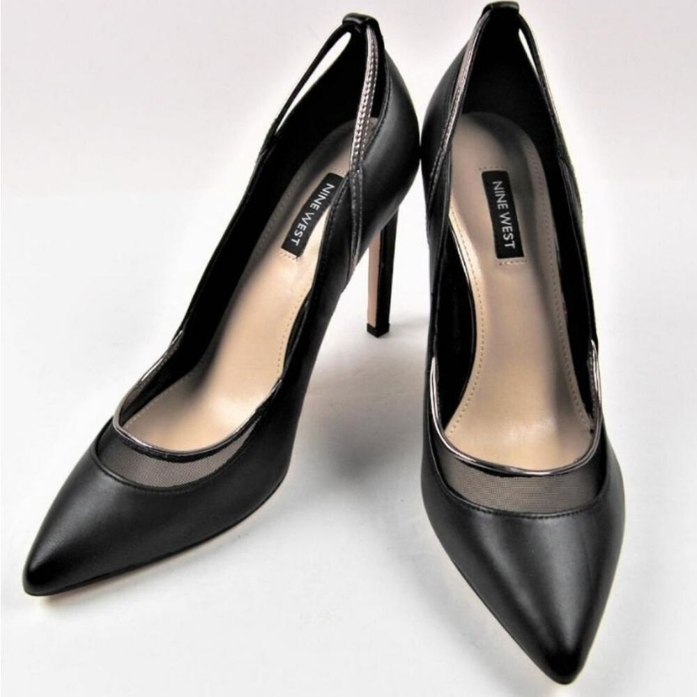 Nine West Black Stiletto Heels